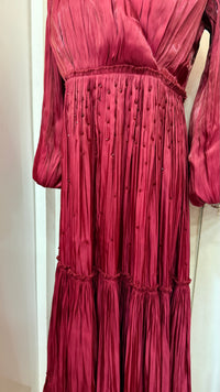 Santorini Dress - Maroon