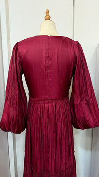 Santorini Dress - Maroon