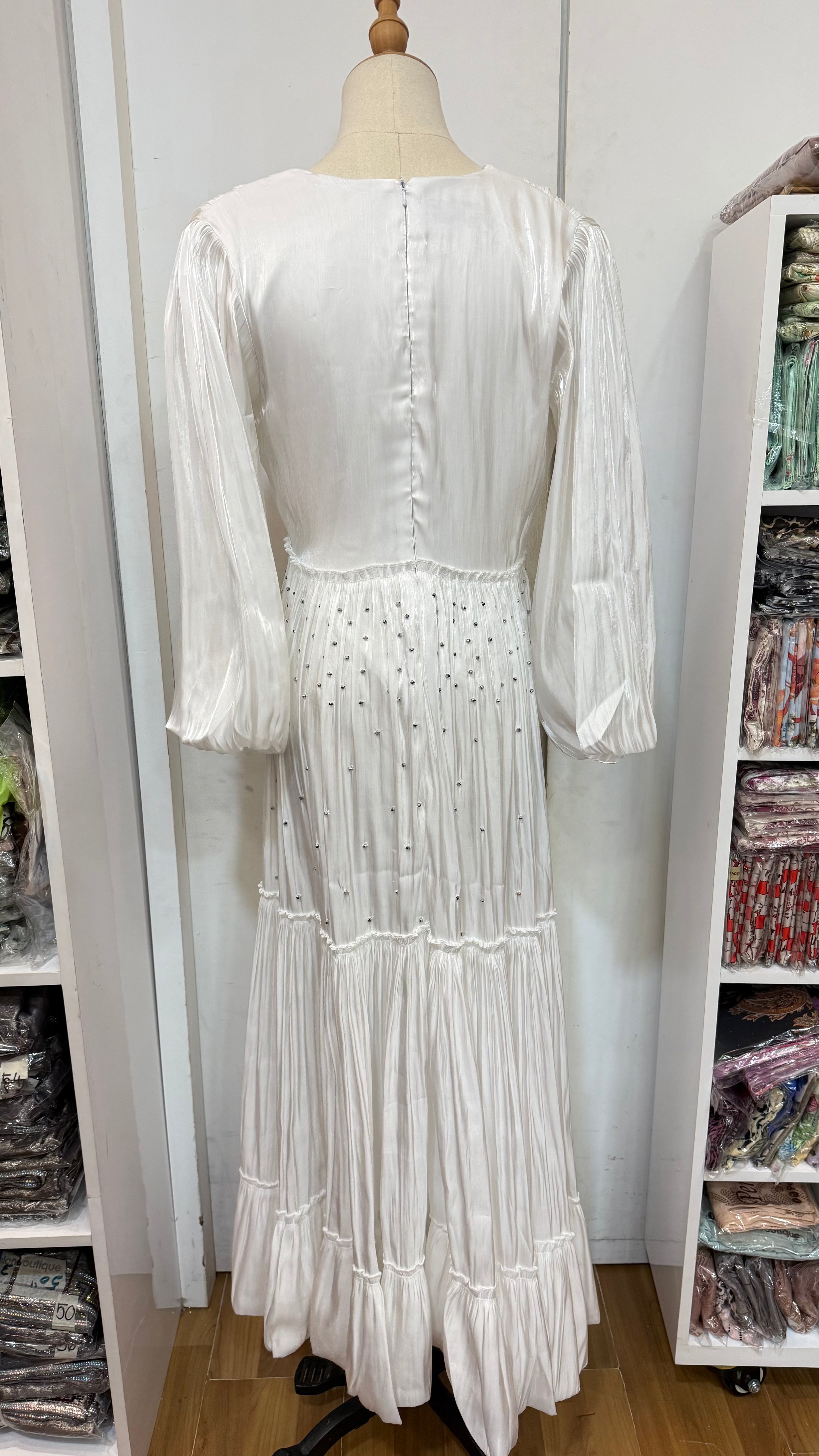 Santorini Dress - White