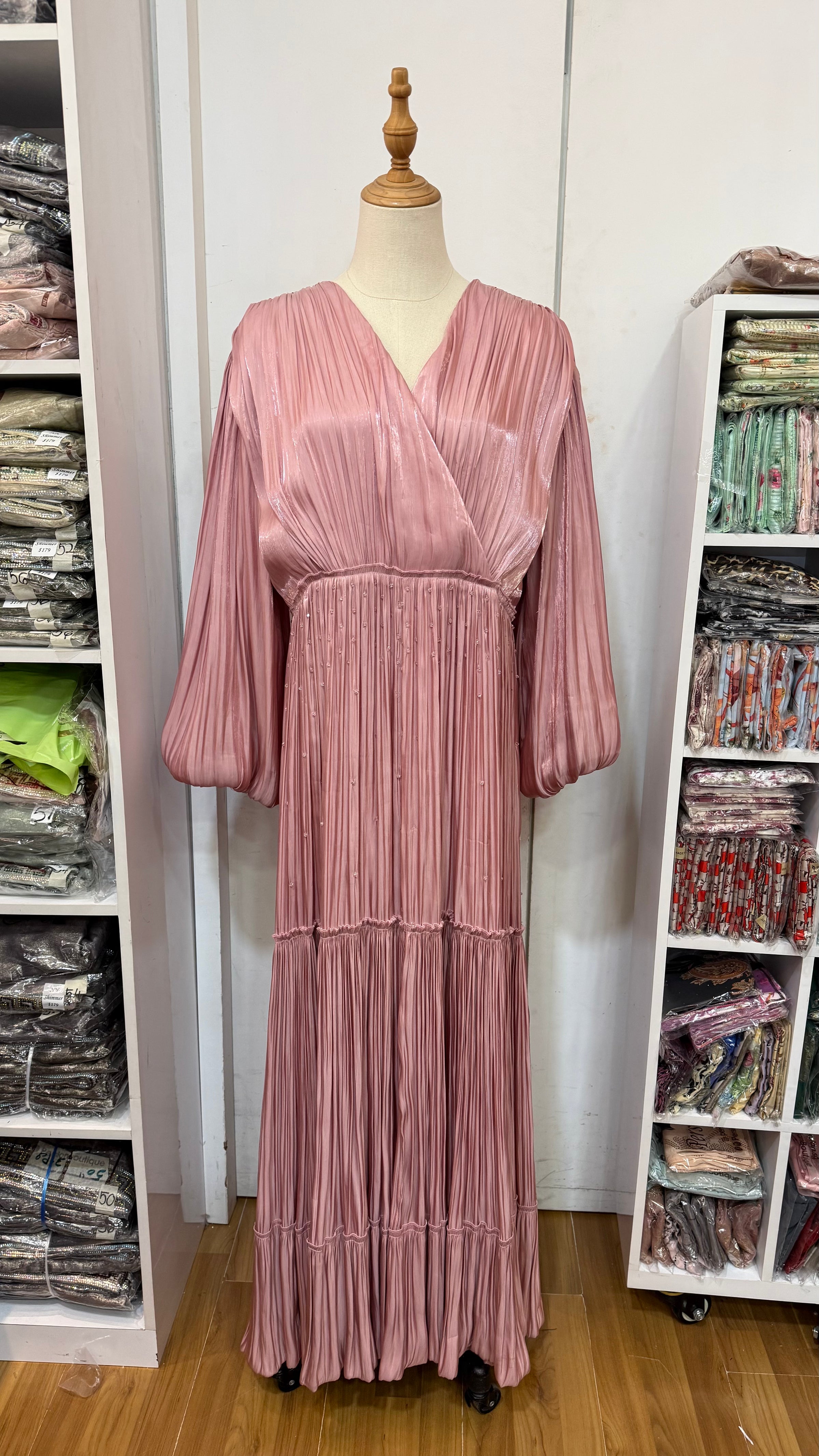 Santorini Dress - Dusty Pink
