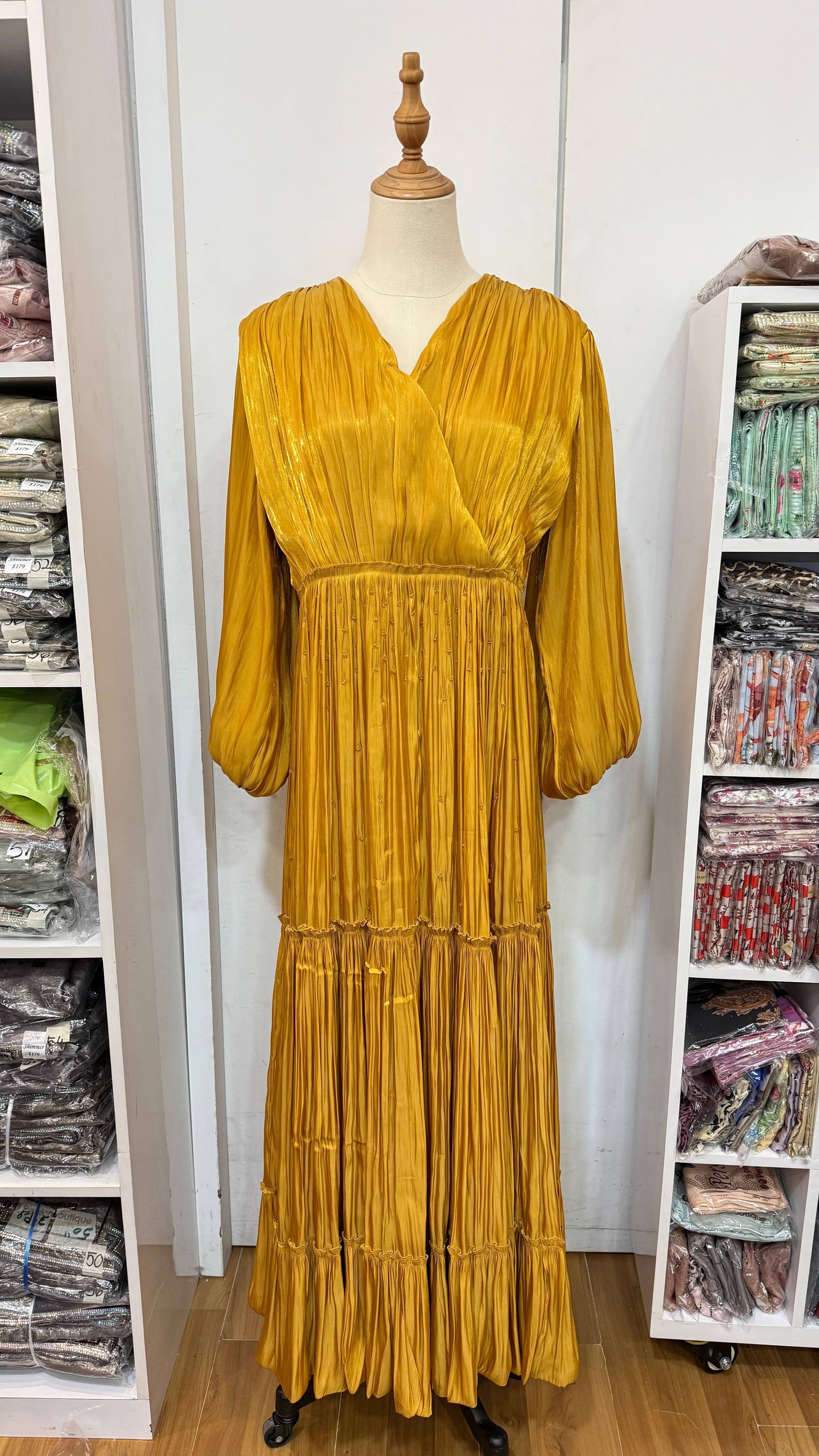Santorini Dress - Mustard