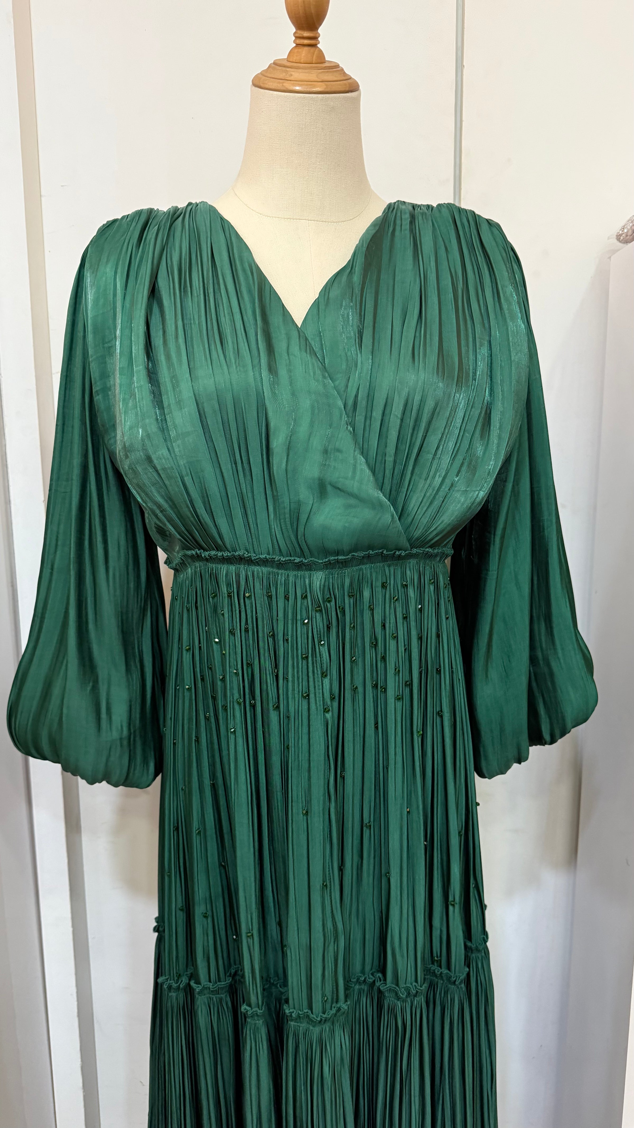 Santorini Dress - Emerald Green
