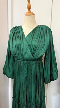Santorini Dress - Emerald Green