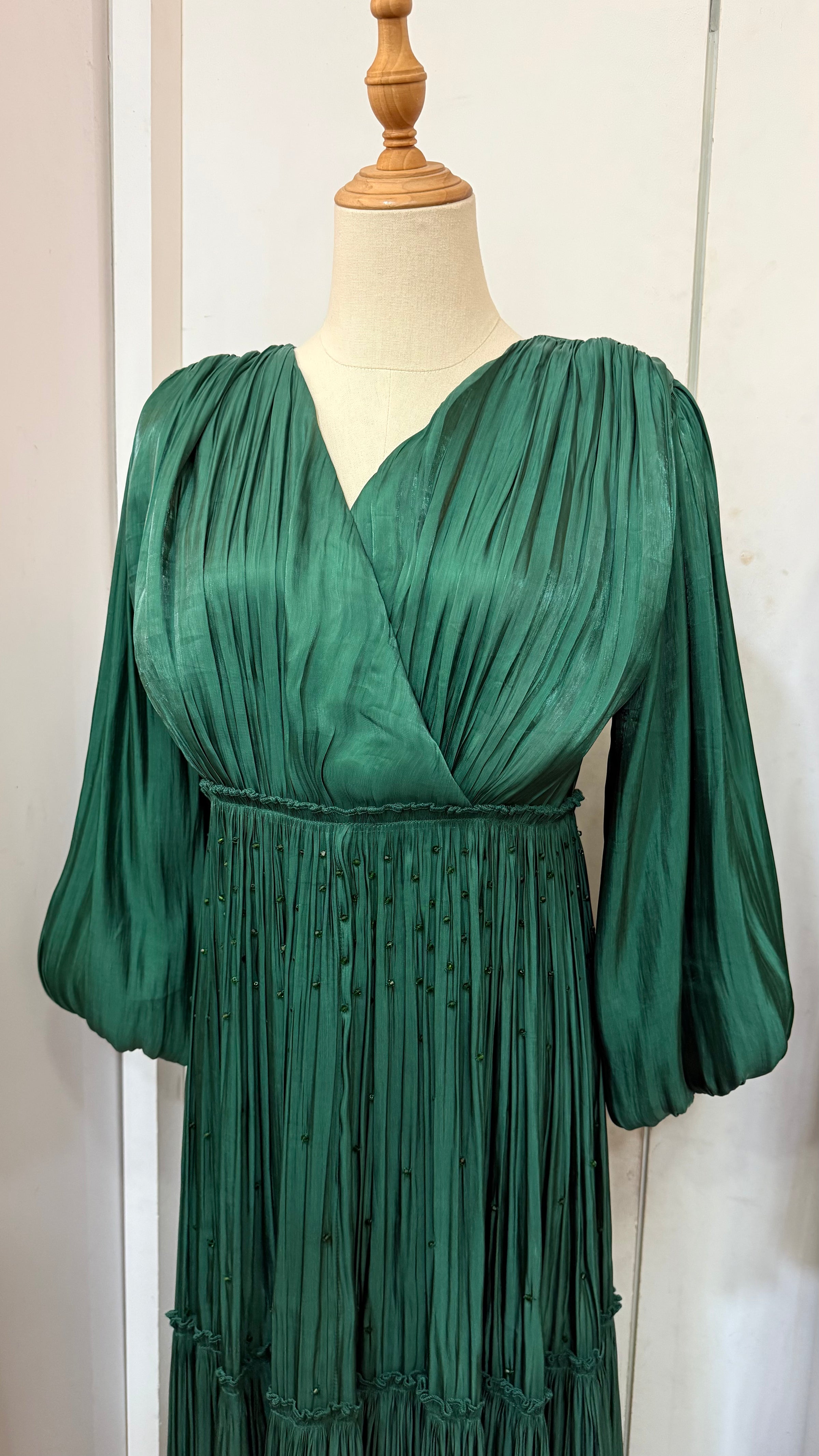 Santorini Dress - Emerald Green