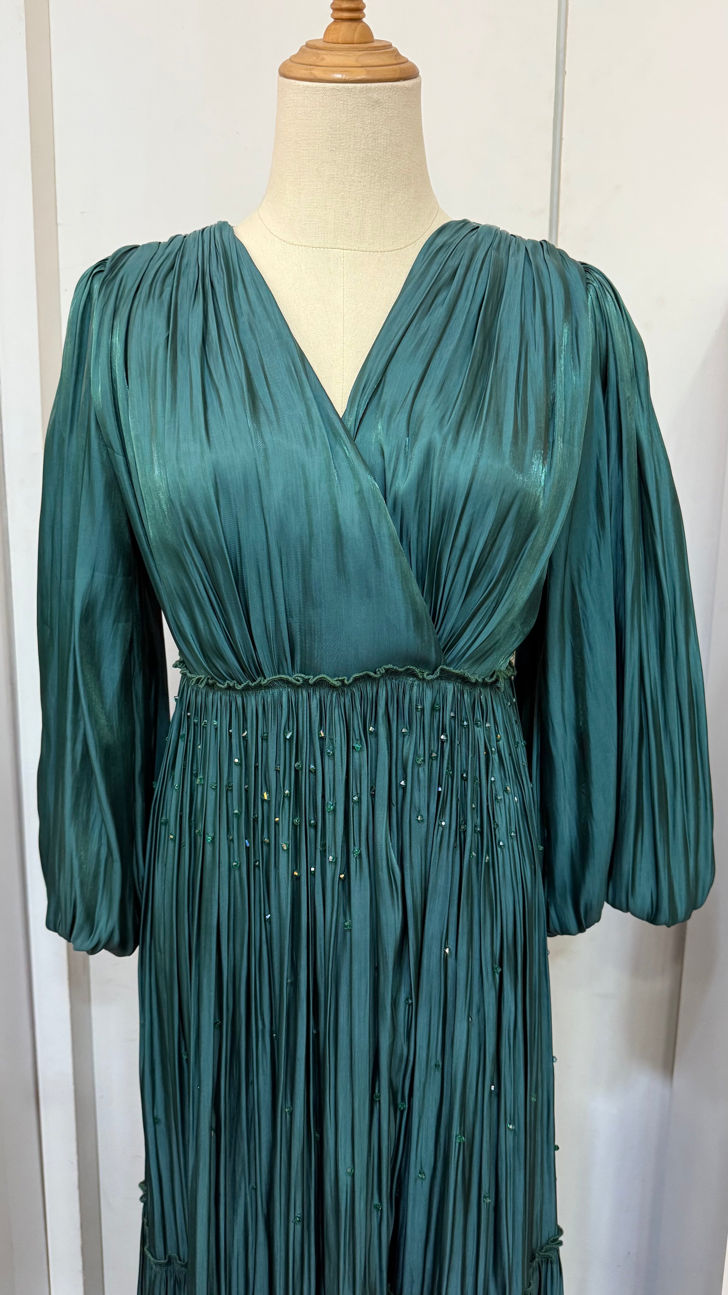 Santorini Dress - Forest Green