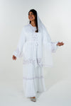 Kaythy Abaya - White