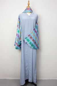 Khaliji Abaya - Baby Blue