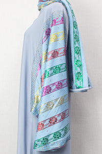 Khaliji Abaya - Baby Blue