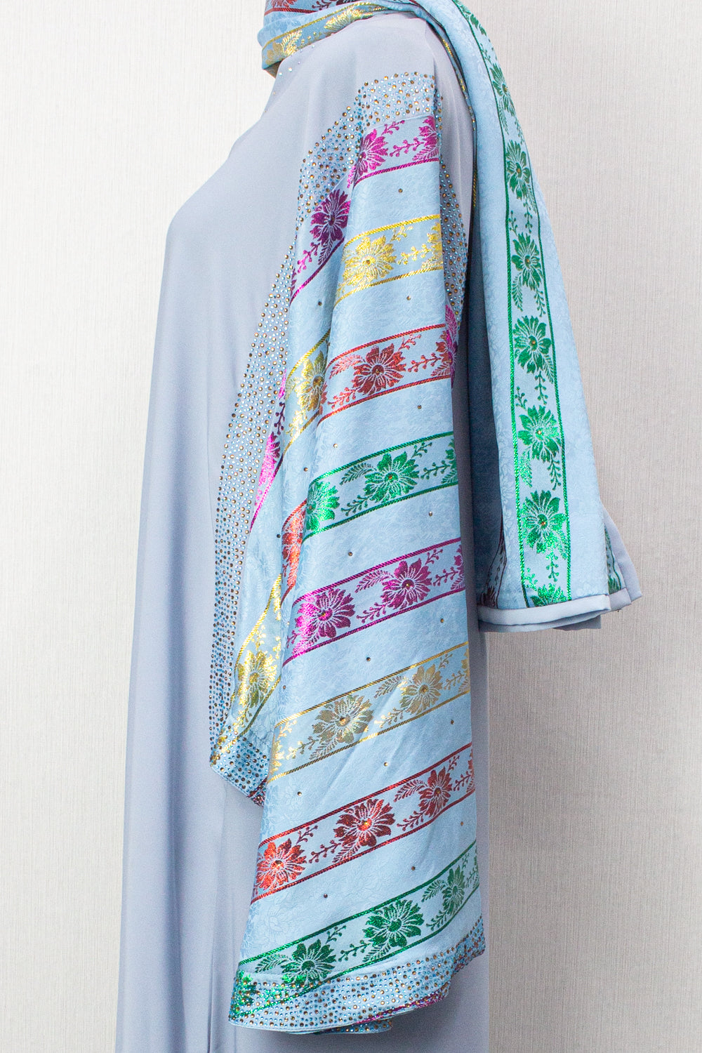 Khaliji Abaya - Baby Blue