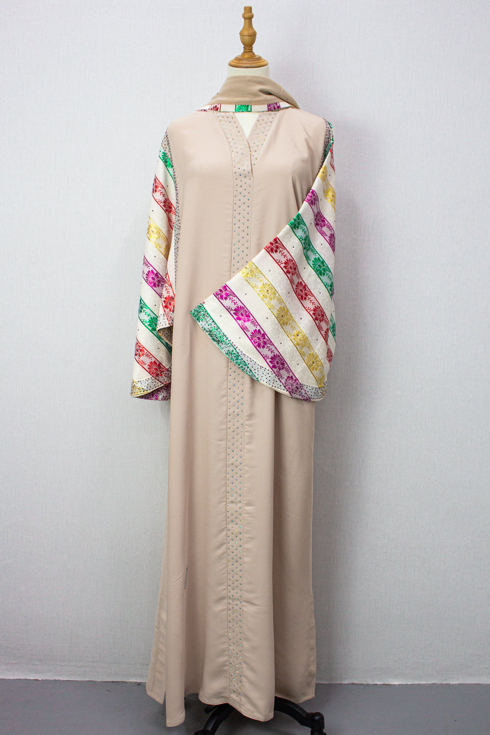 Khaliji Abaya - Beige