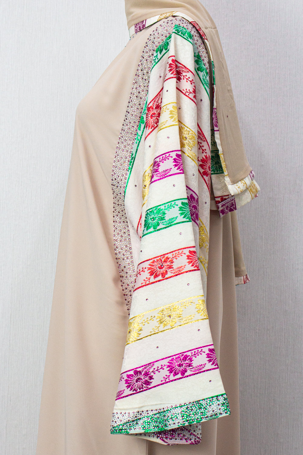 Khaliji Abaya - Beige
