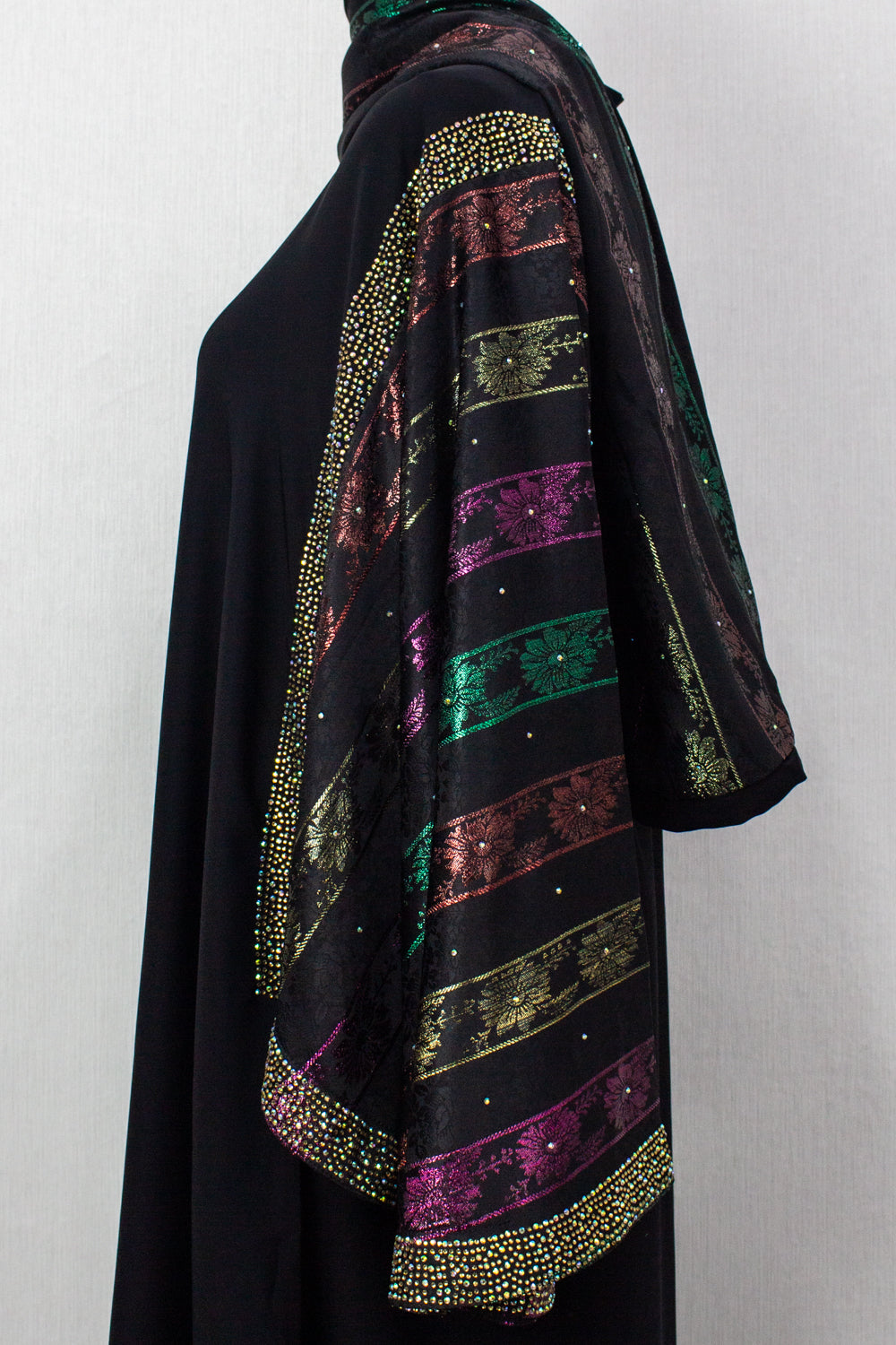 Khaliji Abaya - Black