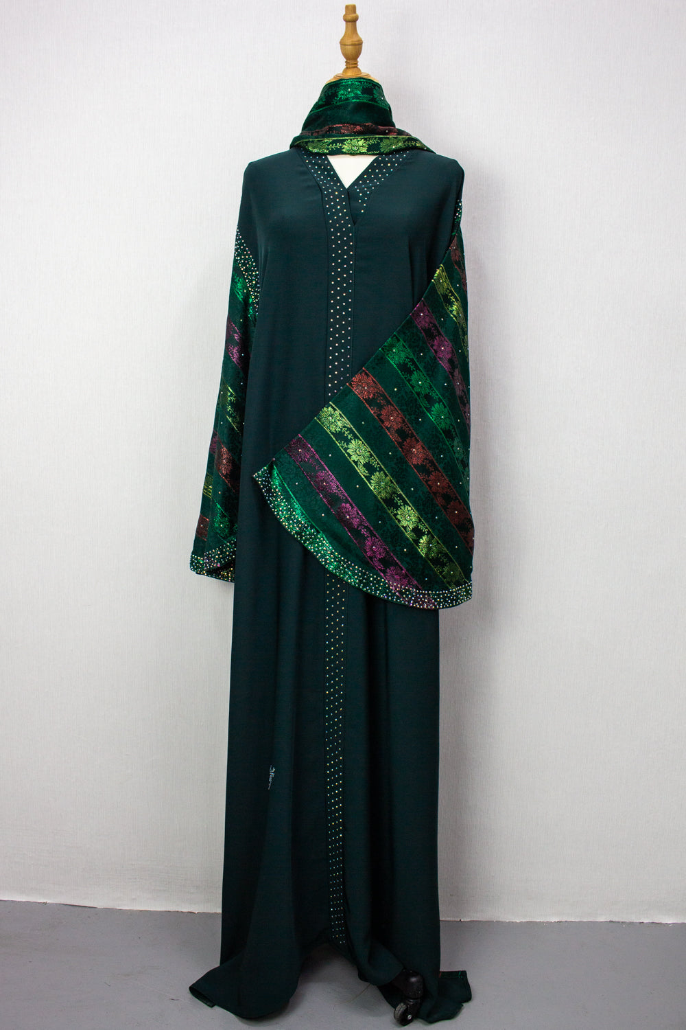 Khaliji Abaya - Emerald