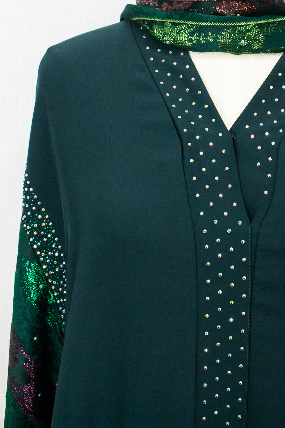 Khaliji Abaya - Emerald