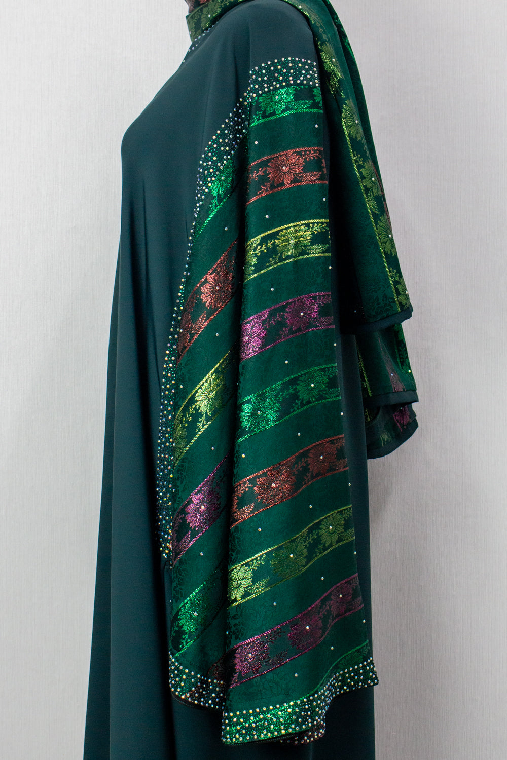 Khaliji Abaya - Emerald