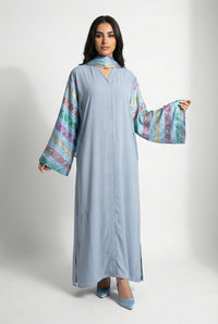 Khaliji Abaya - Baby Blue