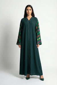 Khaliji Abaya - Emerald