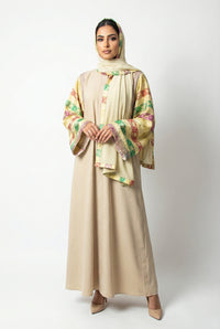 Khaliji Abaya - Yellow