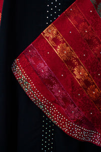 Khaliji Abaya - Maroon