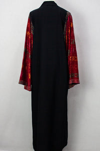 Khaliji Abaya - Maroon