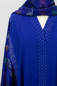 Khaliji Abaya - Royal Blue