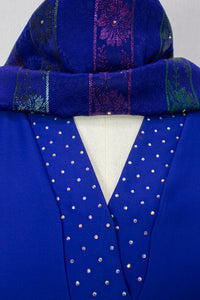 Khaliji Abaya - Royal Blue