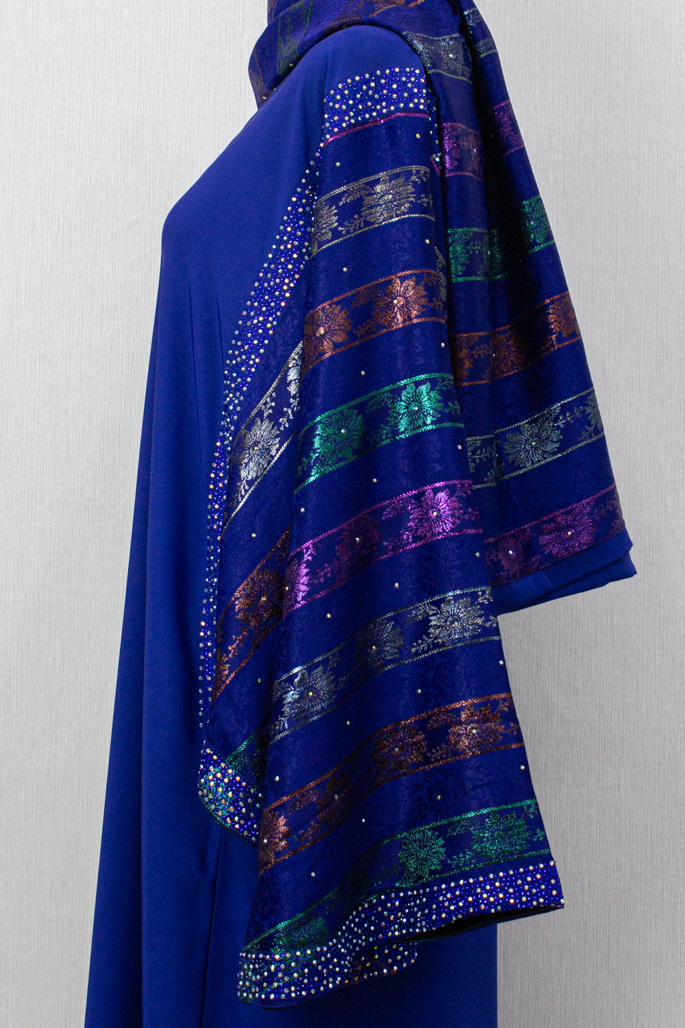 Khaliji Abaya - Royal Blue