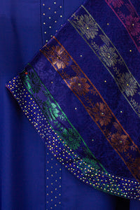 Khaliji Abaya - Royal Blue