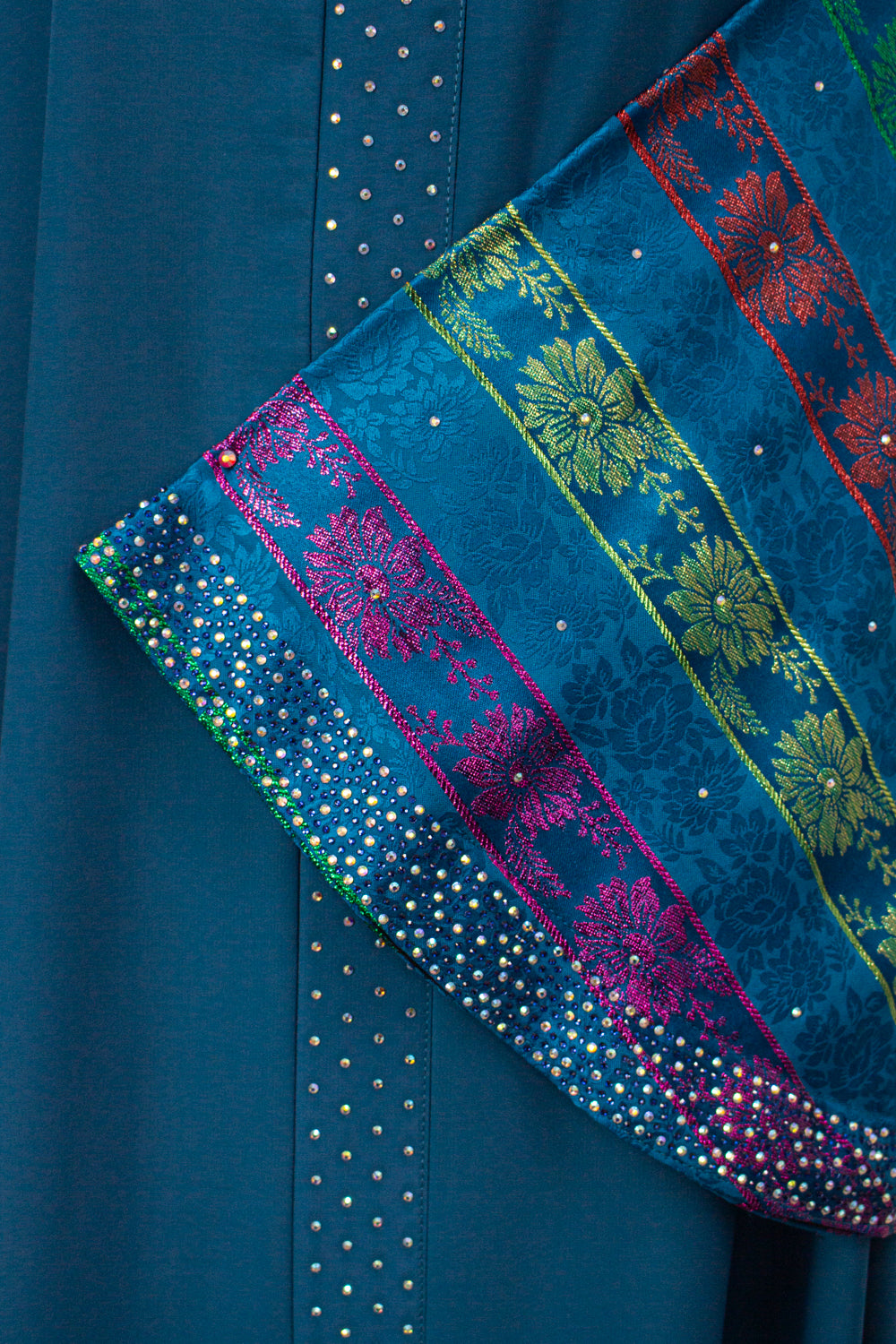 Khaliji Abaya - Turquoise