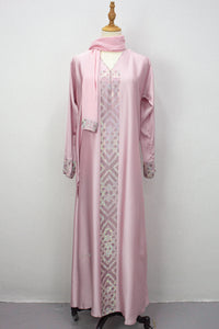 Lexus Abaya, Light Pink