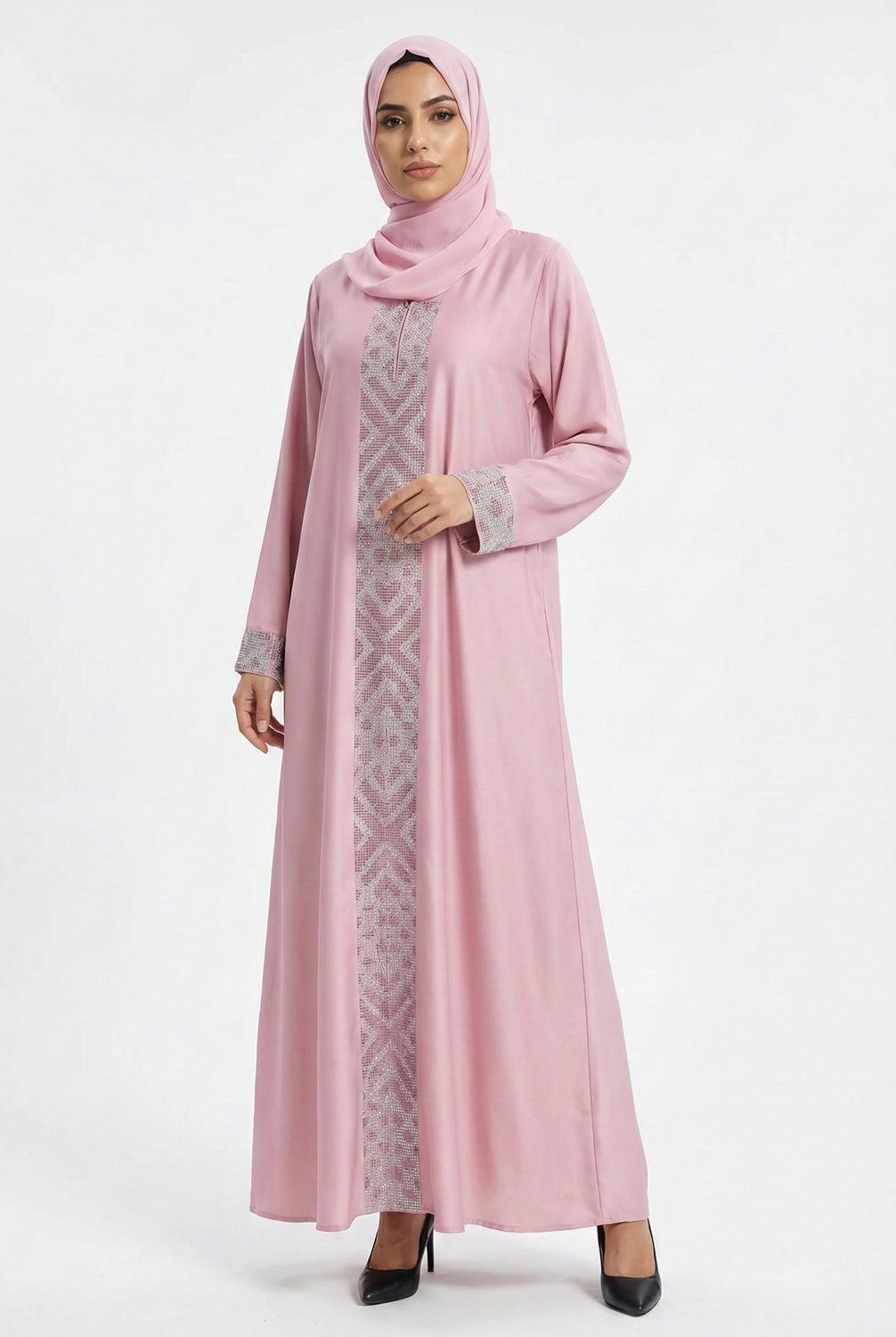 Lexus Abaya, Lilac Pink
