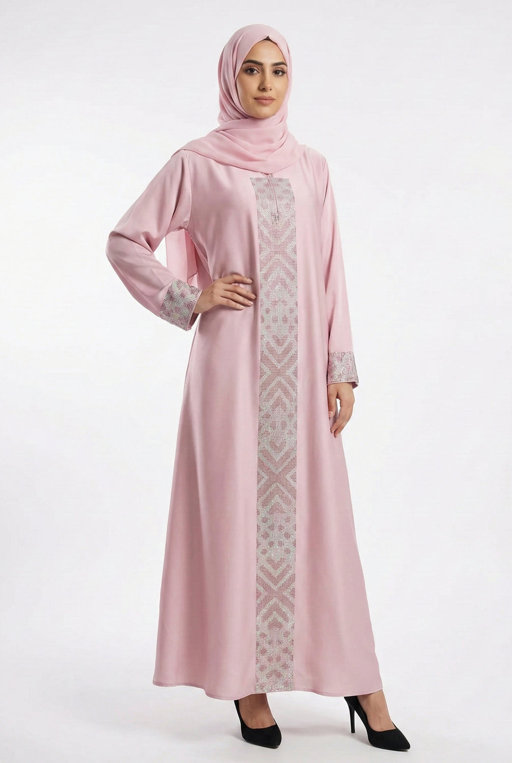 Lexus Abaya, Light Pink