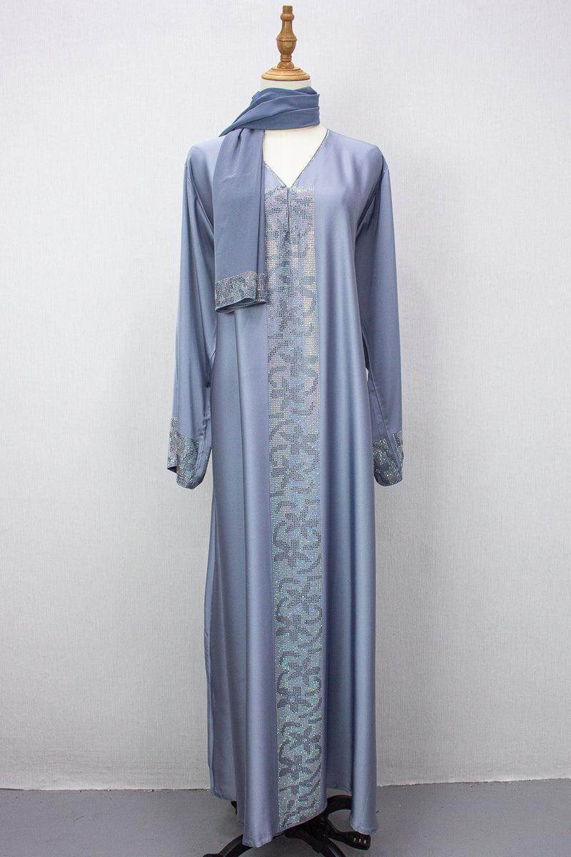 Lexus Abaya, Silver Grey