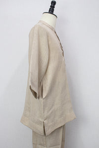 Linen Kurta, Beige