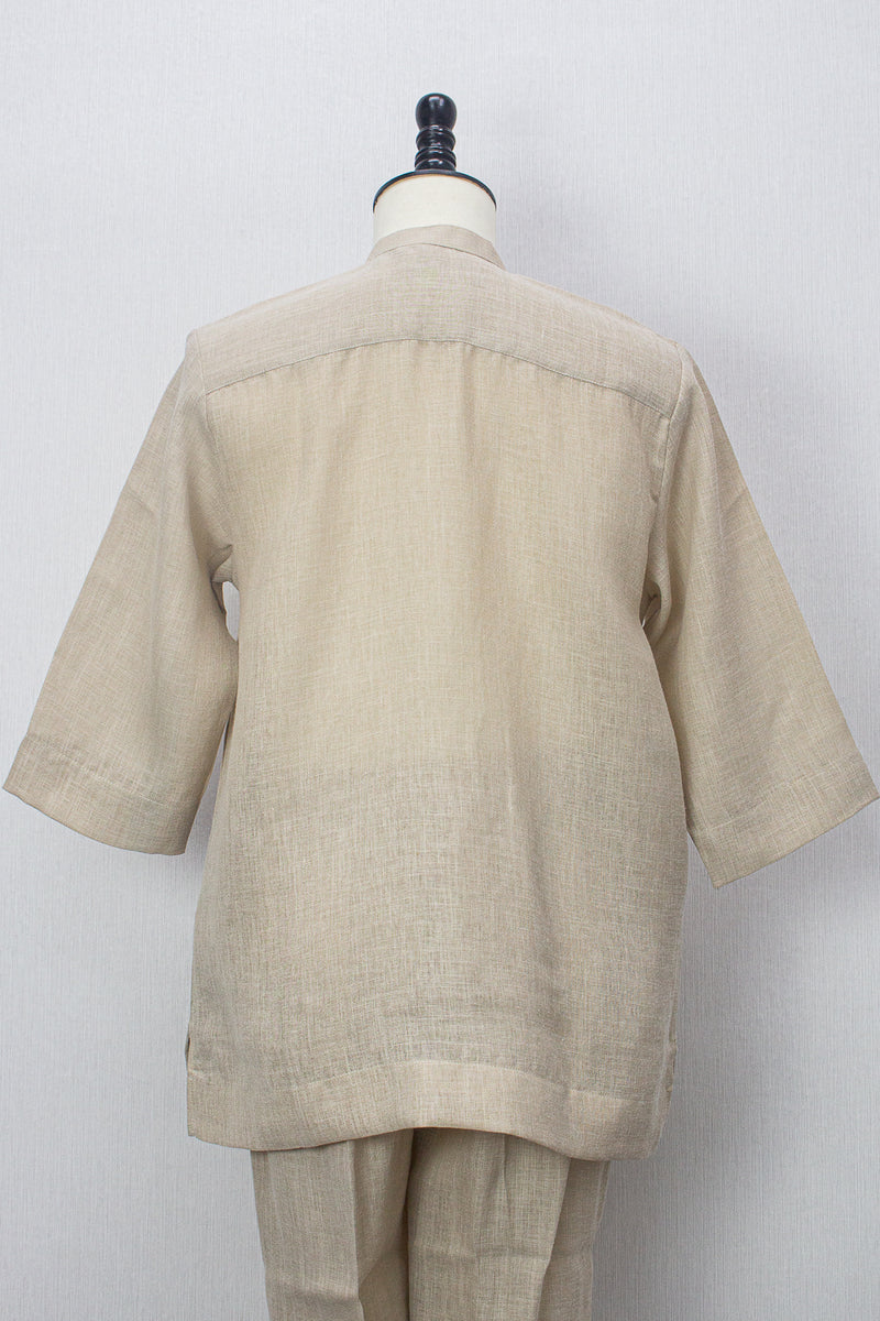 Linen Kurta, Beige
