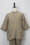 Linen Kurta, Mocha