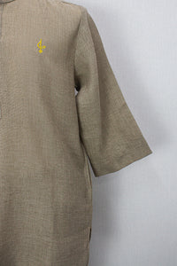 Linen Kurta, Mocha