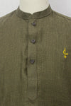 Linen Kurta, Olive