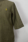 Linen Kurta, Olive