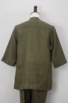 Linen Kurta, Olive