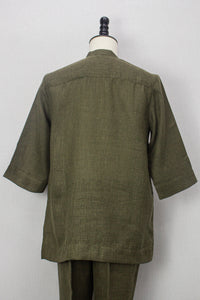 Linen Kurta, Olive