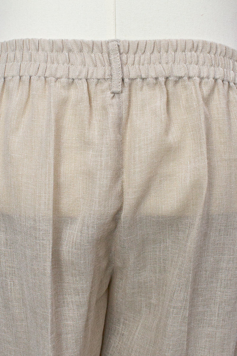 Linen Pants, Beige