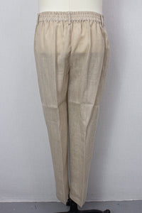 Linen Pants, Beige