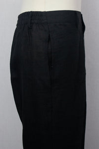 Linen Pants, Black