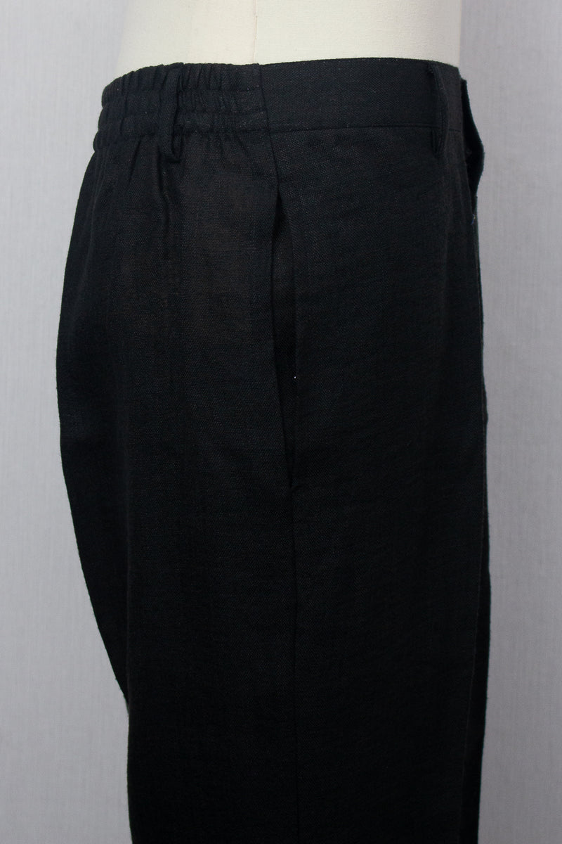 Linen Pants, Black