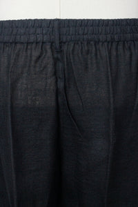 Linen Pants, Black