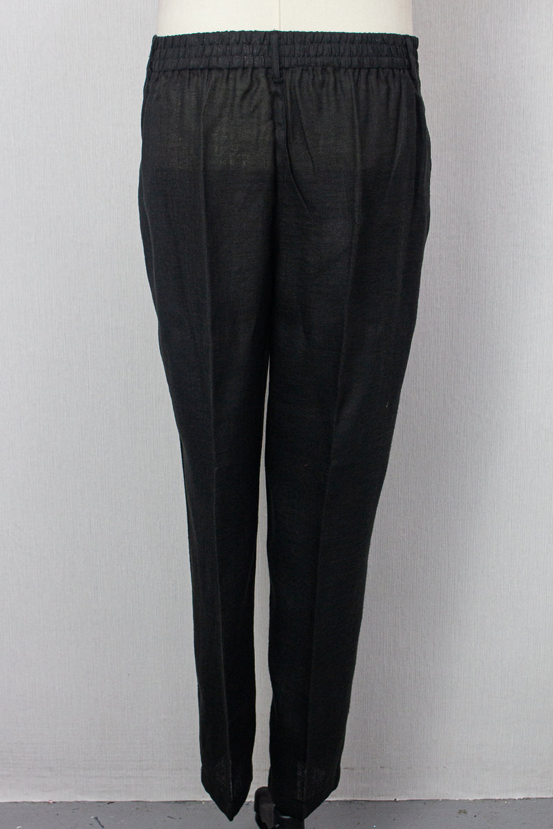 Linen Pants, Black