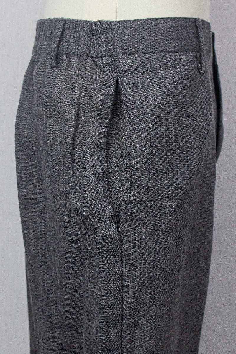 Linen Pants, Light Grey