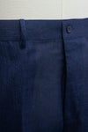 Linen Pants, Navy Blue