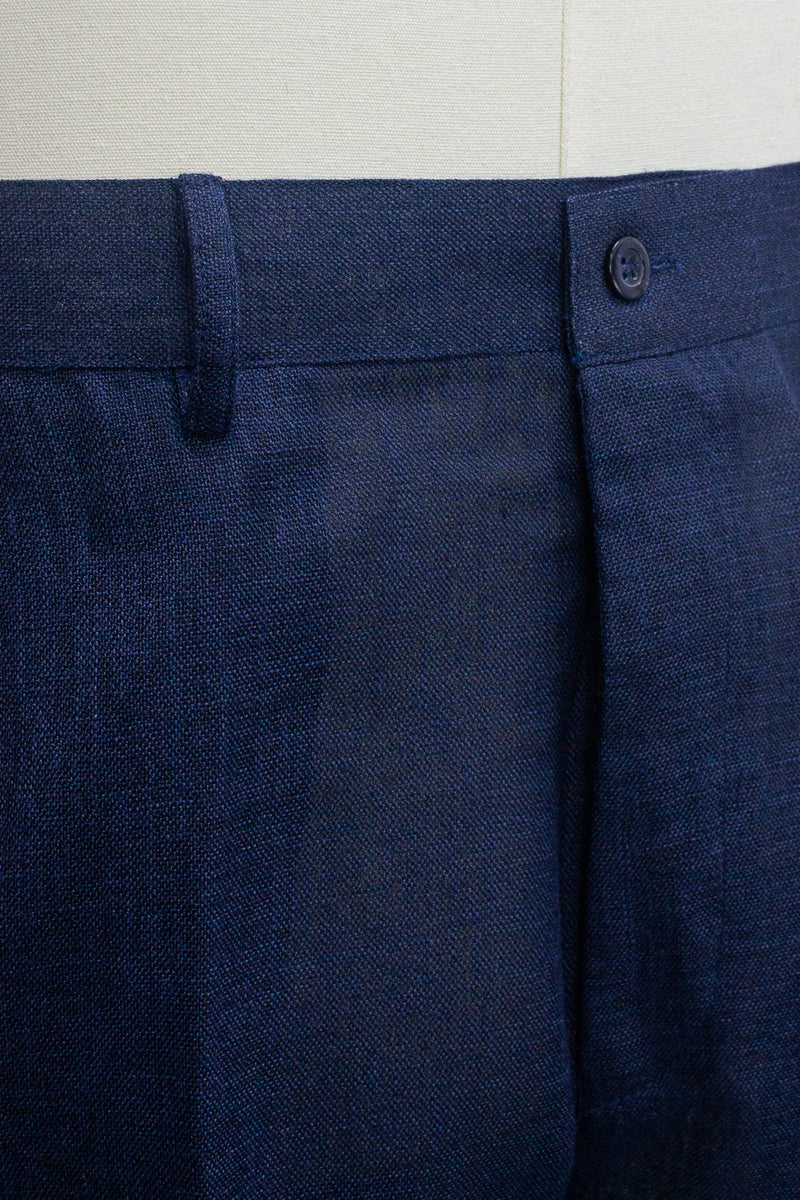 Linen Pants, Navy Blue